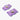Lilac Leather AirTag Holder by Ramona For You
