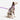 Dalmatian wearing lilac leather harness