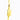 Yellow handbag with leash on a white background