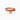 Sunset Orange Leather Cat Collar