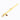 Butter Yellow dog collar with a gold buckle and tag on a white background