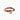 Red leather cat collar with gold tag on a white background